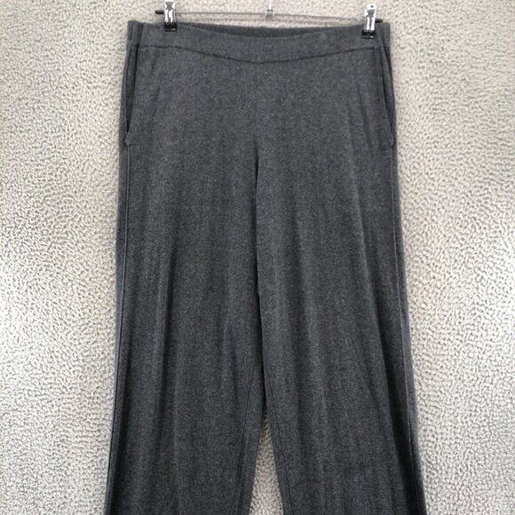 J Jill Pants Womens Large Gray Pure Jill Pull On Pocket Stretch Tapered Sweater - Picture 1 of 13
